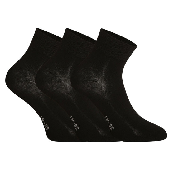 3PACK sokken Gino bamboe zwart (82004)