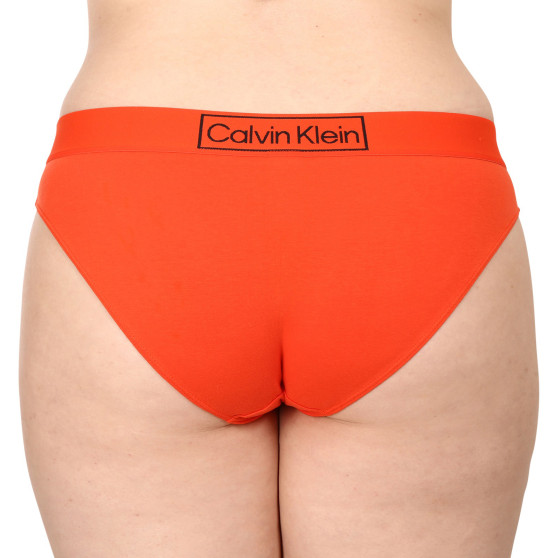 Dames slip Calvin Klein oversized oranje (QF6824E-3CI)