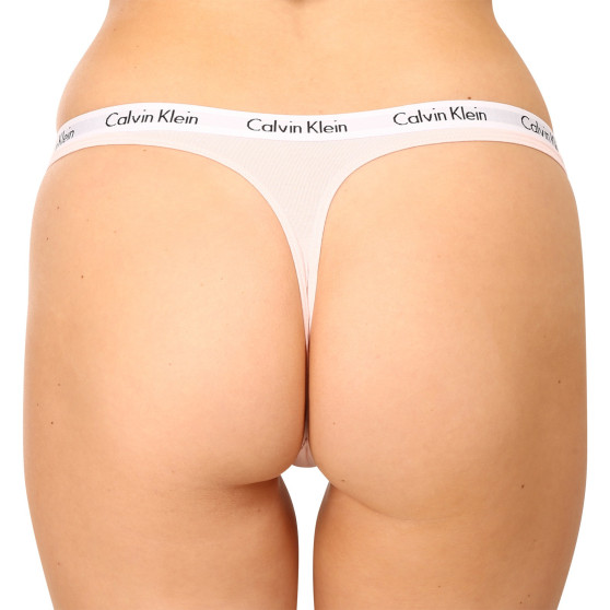 5PACK dames string Calvin Klein veelkleurig (QD3585E-E6T)