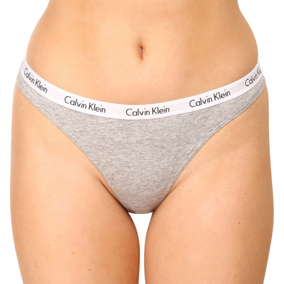 5PACK dames string Calvin Klein veelkleurig (QD3585E-E6T)