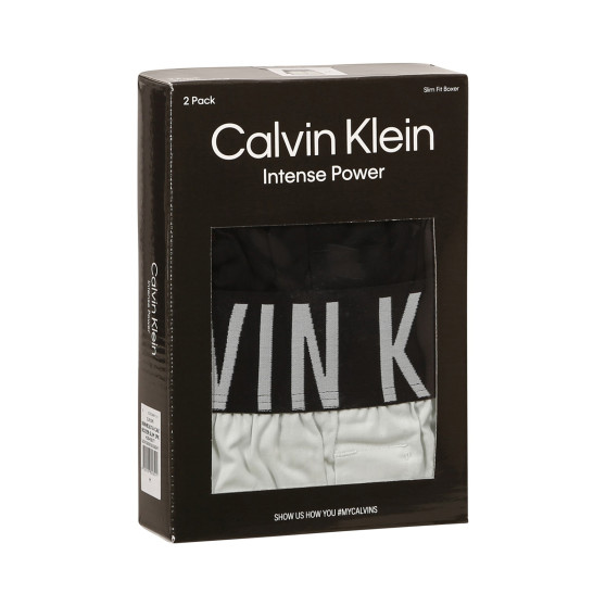 2PACK Herenboxershort Calvin Klein veelkleurig (NB2637A-CAE)