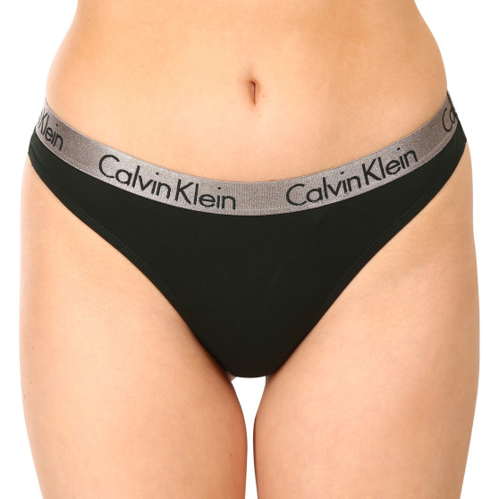 3PACK dames string Calvin Klein veelkleurig (QD3560E-BOZ)