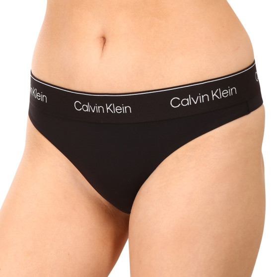 Braziliaanse damesslip Calvin Klein zwart (QF7114E-UB1)