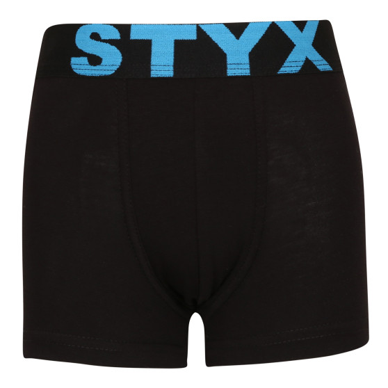 Kinderboxershort Styx sport elastisch zwart (GJ961)