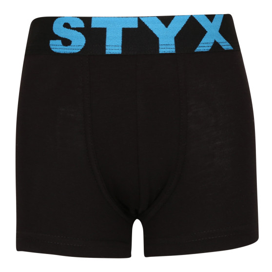 3PACK kinderboxershort Styx sport elastisch zwart (3GJ96012)
