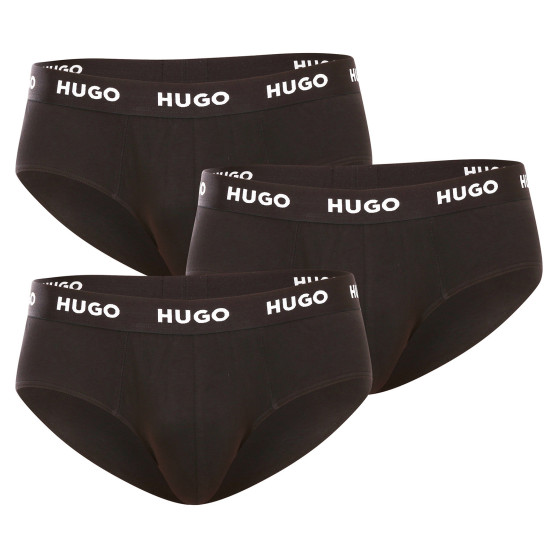3PACK herenslip Hugo Boss zwart (50469763 001)