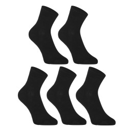5PACK sokken Styx enkelsokken bamboe zwart (5HBK960)