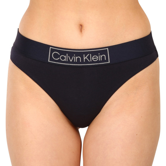 Dames string Calvin Klein donkerblauw (QF6774E-CHW)