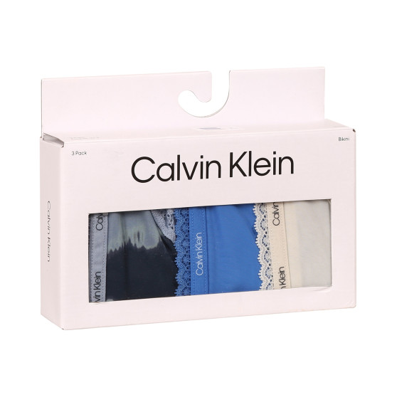 3PACK Dames slip Calvin Klein veelkleurig (QD3804E-BOX)