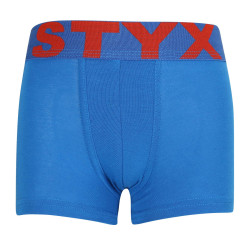 Kinderboxershort Styx sportelastiek blauw (GJ1167)