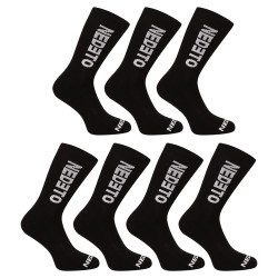 7PACK sokken Nedeto hoog zwart (7NDTP001-brand)