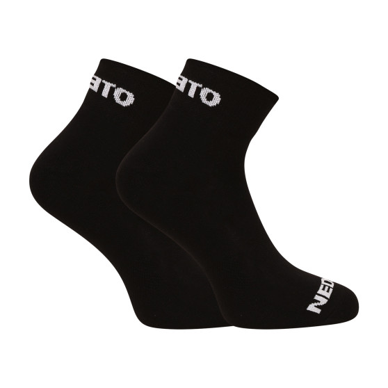 5PACK sokken Nedeto enkelsokken zwart (5NDTPK001-brand)
