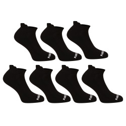 7PACK sokken Nedeto laag zwart (7NDTPN001-brand)