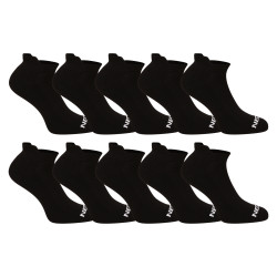 10PACK sokken Nedeto laag zwart (10NDTPN001-brand)