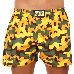 Herenboxershorts Styx art classic rubber oversized camouflage geel (E1559)