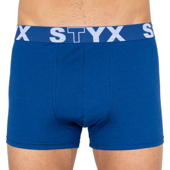 3PACK herenboxershort Styx sport rubber oversized blauw (3R96879)