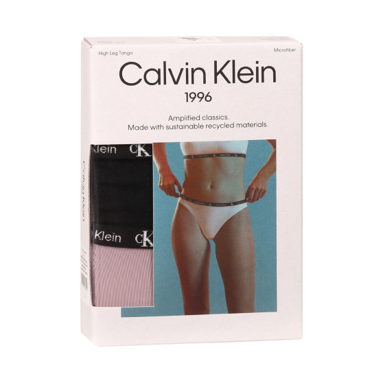 2PACK dames Braziliaanse slip Calvin Klein veelkleurig (QD5037E-C4U)