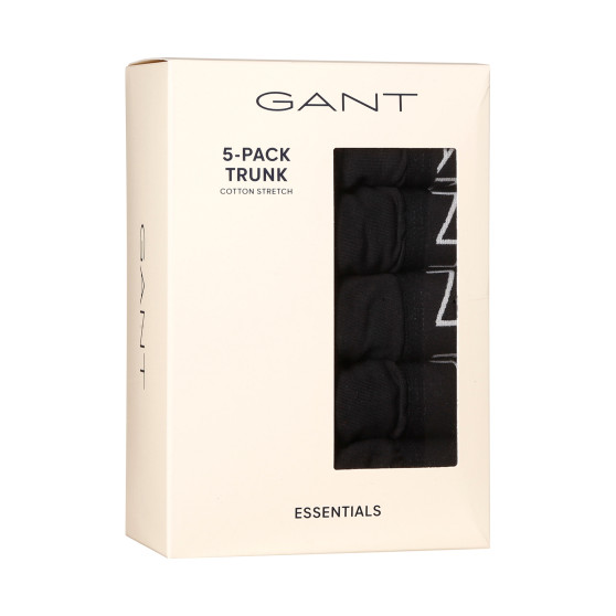 5PACK herenboxershort Gant zwart (900015003-005)