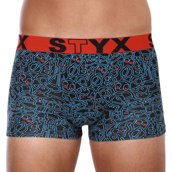 Herenboxershort Styx kunst sport rubber oversized doodle (R1256)