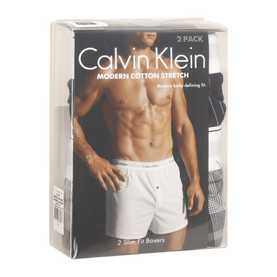 2PACK herenboxershorts Calvin Klein veelkleurig (NB1396A-JKZ)