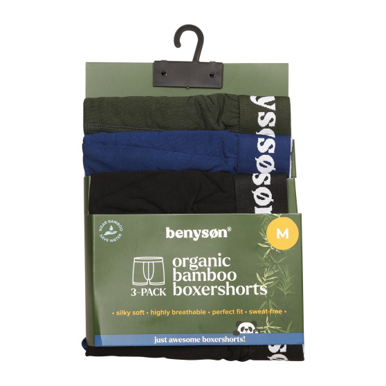 3PACK herenboxershort Benysøn bamboe multicolour (BENY-7016)