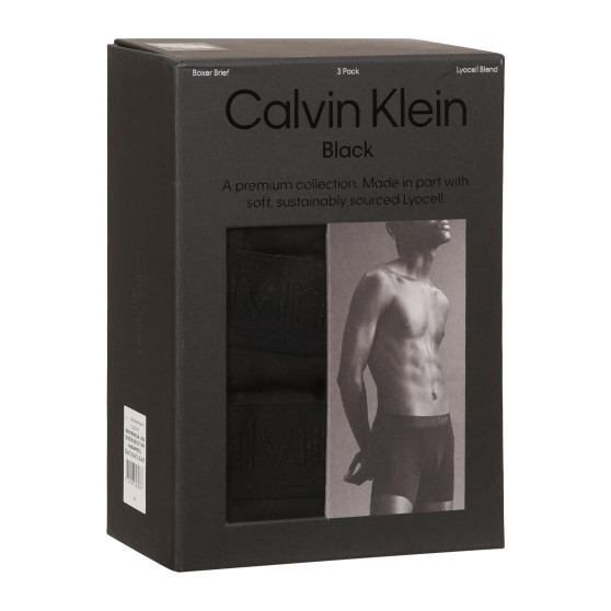 3PACK herenboxershort Calvin Klein zwart (NB3652A-UB1)