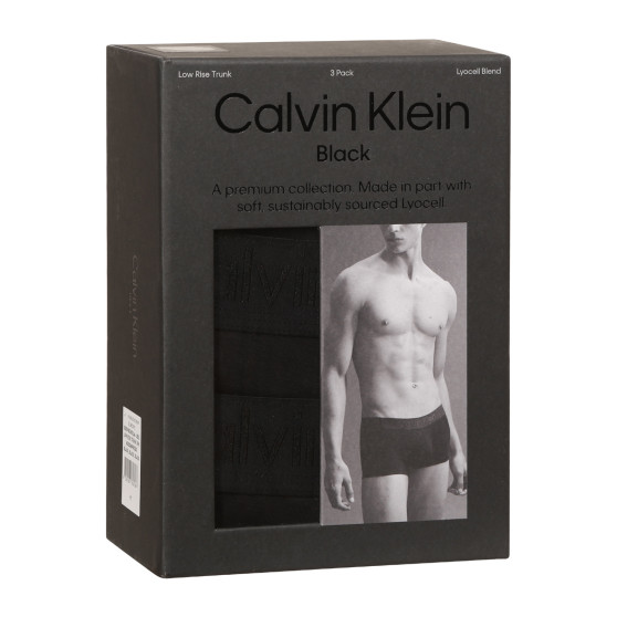 3PACK herenboxershort Calvin Klein zwart (NB3651A-UB1)