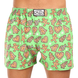 Herenboxershorts Styx art classic rubber Christmas gingerbread (A1753)