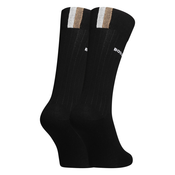 3PACK sokken BOSS hoog zwart (50491198 001)