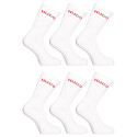 6PACK sokken HUGO hoog wit (50510187 100)