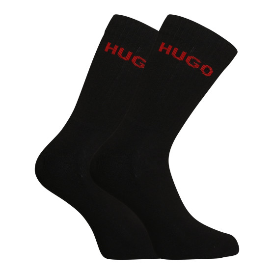 6PACK sokken HUGO hoog zwart (50510187 001)