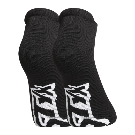 Sokken Styx laag zwart met wit logo (HN960)