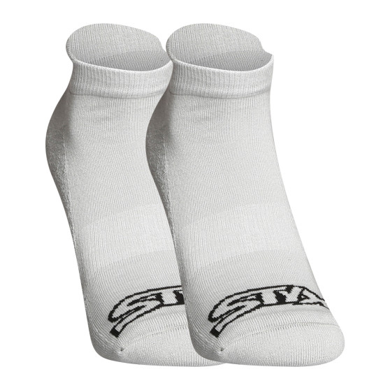 Sokken Styx laag grijs met zwart logo (HN1062)