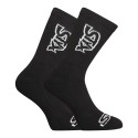 Sokken Styx hoog zwart met wit logo (HV960)