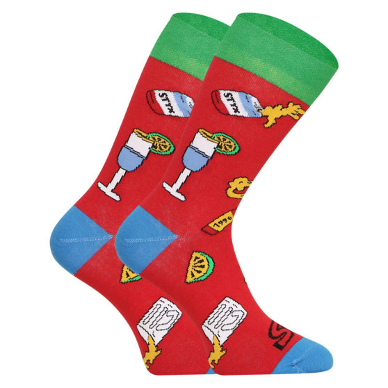 3PACK vrolijke sokken Styx hoog veelkleurig (H12505155)