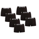 7PACK herenboxershort Styx sport elastisch zwart (7G960)
