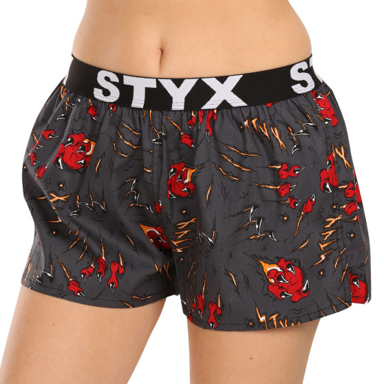 Vrouwen shorts Styx kunst sport rubberen klauwen (T1552)