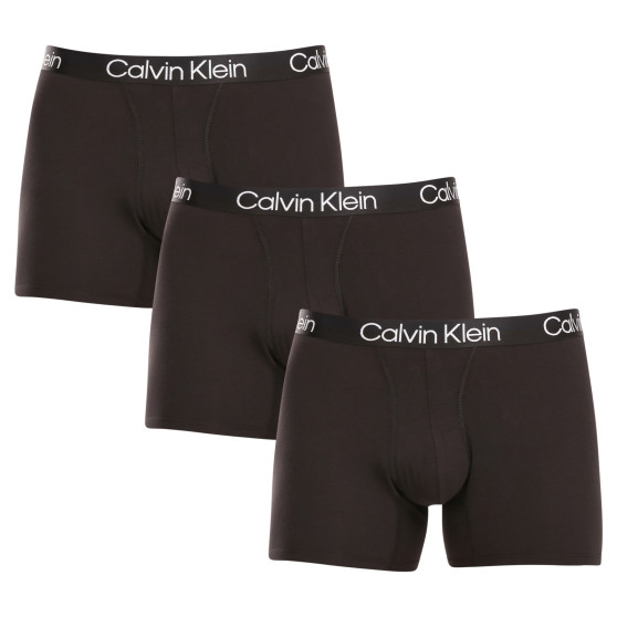 3PACK herenboxershort Calvin Klein zwart (NB2971A-7VI)