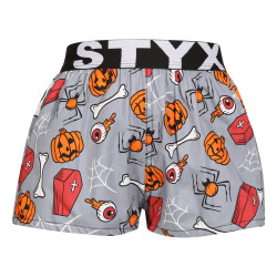 Kinder shorts Styx kunst sport rubber Halloween doodskisten (BJ1752)