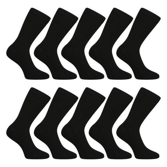 10PACK sokken Nedeto hoog zwart (10NDTP1001)