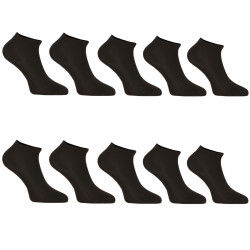 10PACK sokken Nedeto laag zwart (10NDTPN1001)