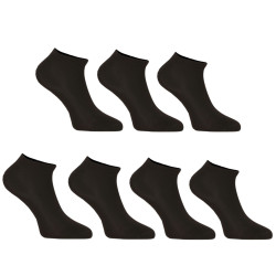 7PACK sokken Nedeto laag zwart (7NDTPN1001)