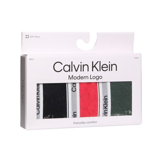 3PACK Dames slip Calvin Klein veelkleurig (QD5069E-GP6)