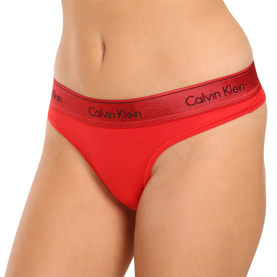 Braziliaanse Dames slip Calvin Klein rood (QF7452E-XAT)