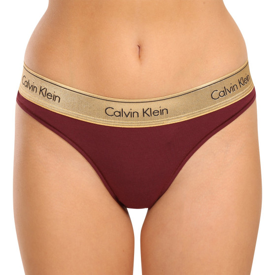 Dames string Calvin Klein rood (QF7449E-GEX)