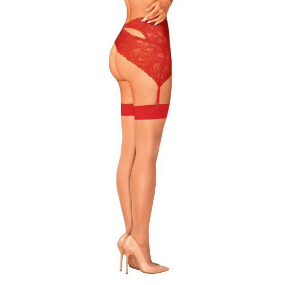Dameskousen Obsessive rood (S814 stockings)