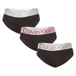 3PACK herenslip Calvin Klein zwart (NB3129A-GIW)