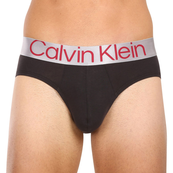 3PACK herenslip Calvin Klein zwart (NB3129A-GIW)