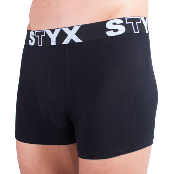 3PACK herenboxershort Styx sport elastisch oversized zwart (3R960)