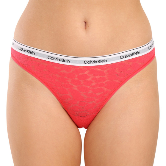 3PACK dames Braziliaanse slip Calvin Klein veelkleurig (QD5068E-GP6)